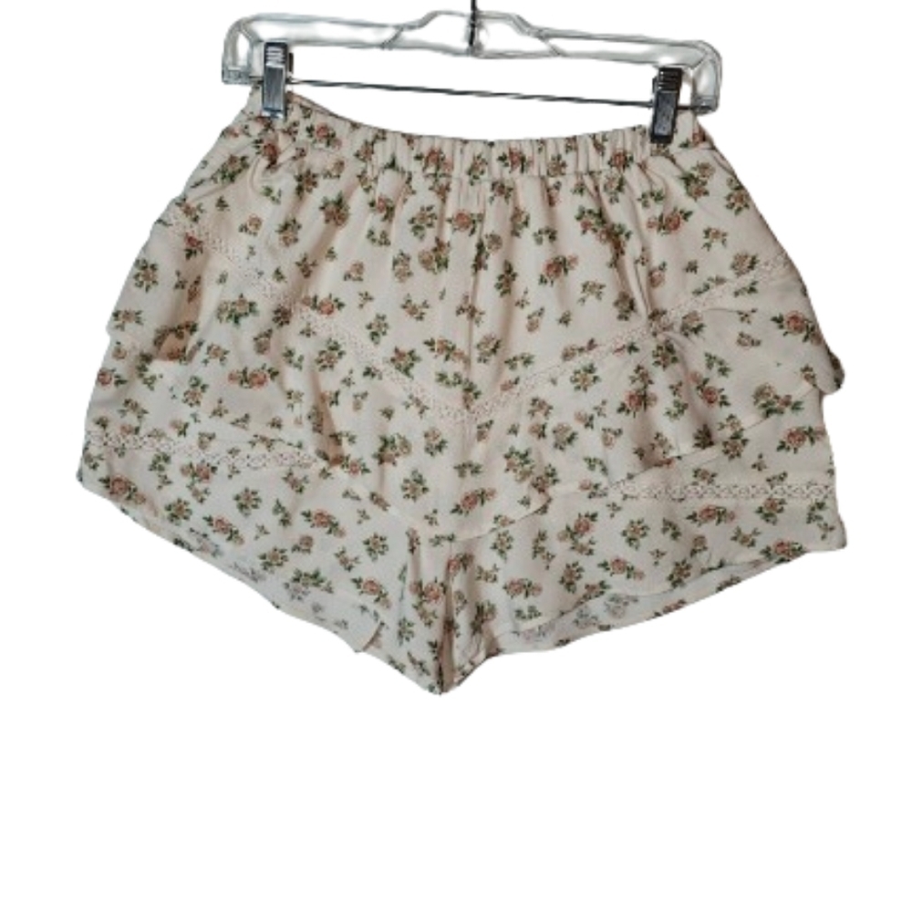 Kirious Los Angeles Floral Lightweight Shorts Women's Size Medium